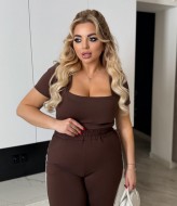 Футболка с квадратным вырезом ELR-4031A350 Футболка с квадратным вырезом ELR-4031A350