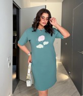 Платье с принтом ELT-11121A480