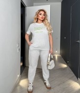 Спортивный костюм женский с коротким рукавом CUR-1004A400