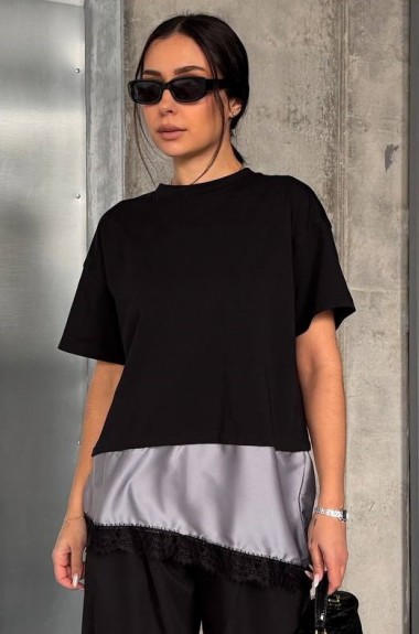 Асимметричная футболка DN-292A350