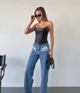 Корсет из эко кожи SAO-196A380