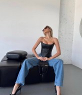 Корсет из эко кожи SAO-196A380