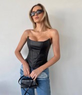 Корсет из эко кожи SAO-196A380