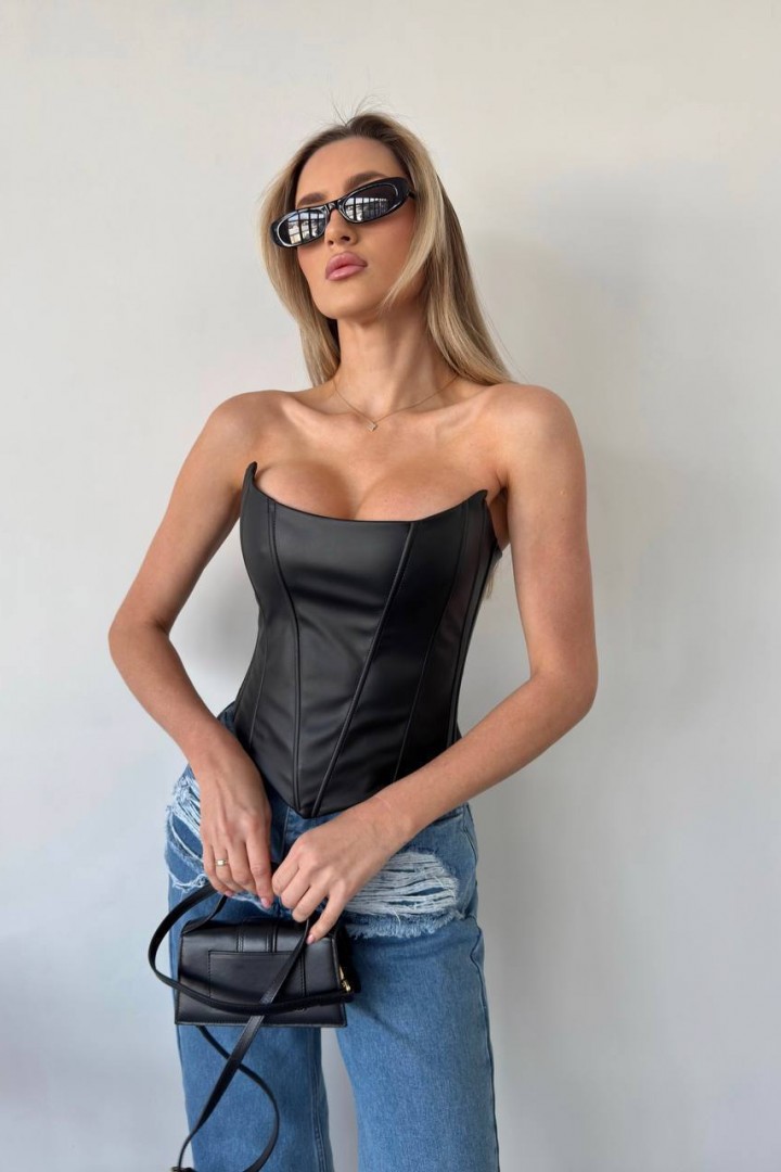 Корсет из эко кожи SAO-196A380