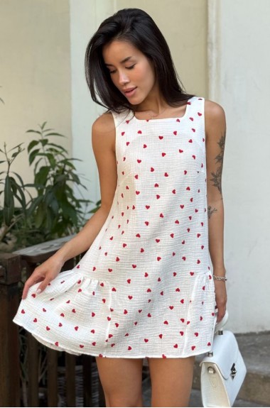 Легкое платье с воланом MIK-1625A430