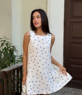 Легкое платье с воланом MIK-1625A430