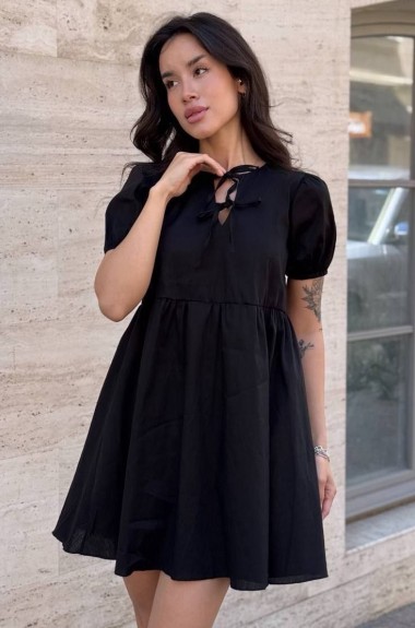 Платье с завязками на груди MIK-2458A349