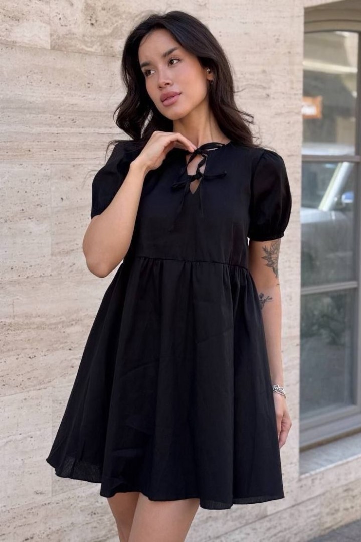 Платье с завязками на груди MIK-2458A349