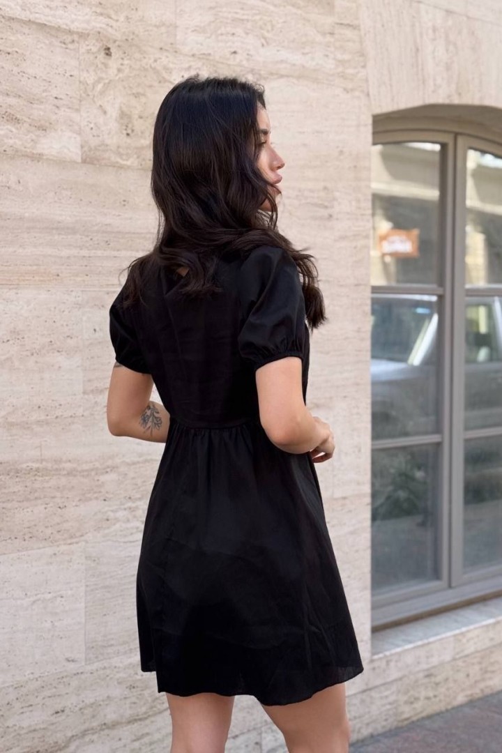 Платье с завязками на груди MIK-2458A349