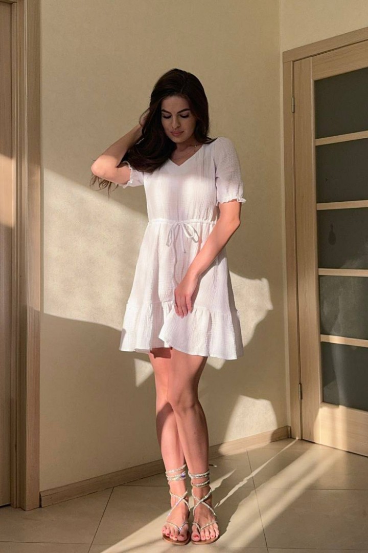 Муслиновое платье MIK-3072A390