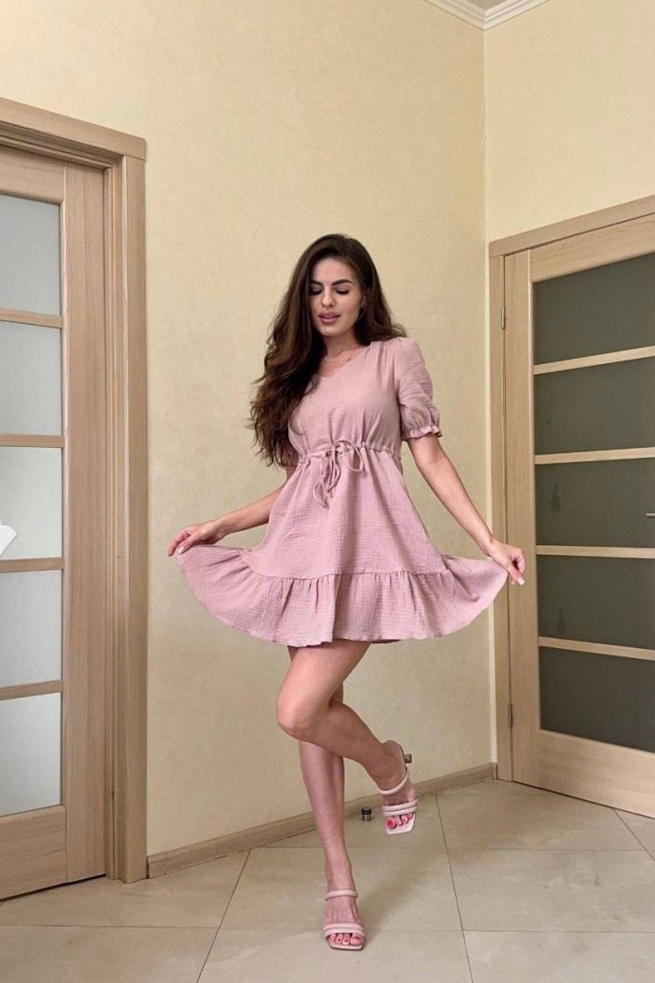 Муслиновое платье MIK-3072A390