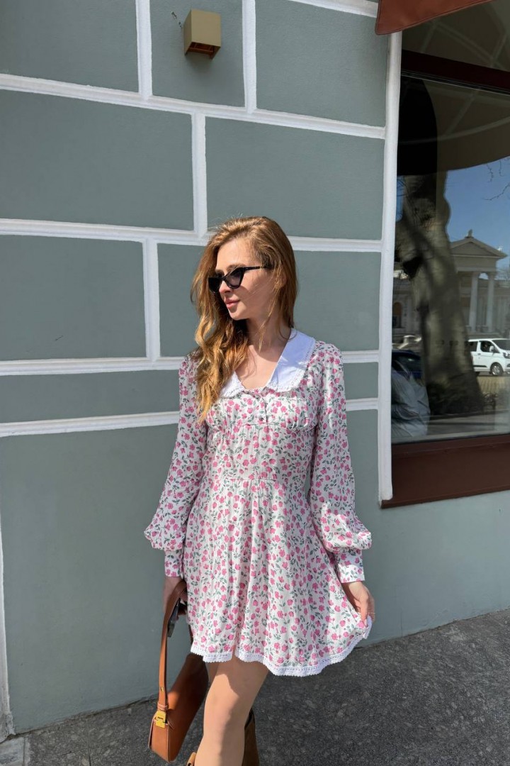 Коротка сукня з квітковим принтом NK-556A550