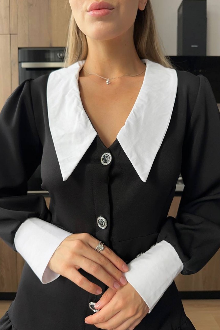 Платье с белым воротником NK-552A580