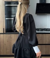 Платье с белым воротником NK-552A580