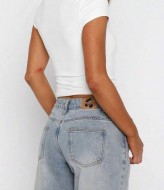 Облегающая футболка с квадратным вырезом MIK-5183A230