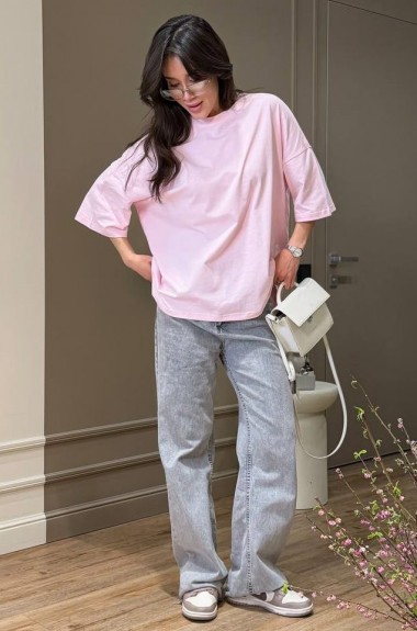 Базовая однотонная футболка MUS-155A380