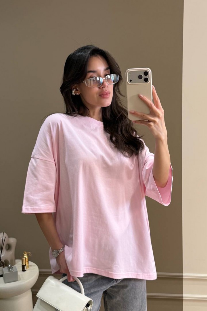 Базовая однотонная футболка MUS-155A380