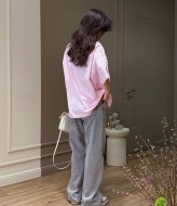 Базовая однотонная футболка MUS-155A380