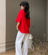 Базовая однотонная футболка MUS-155A380