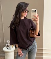 Базовая однотонная футболка MUS-155A380