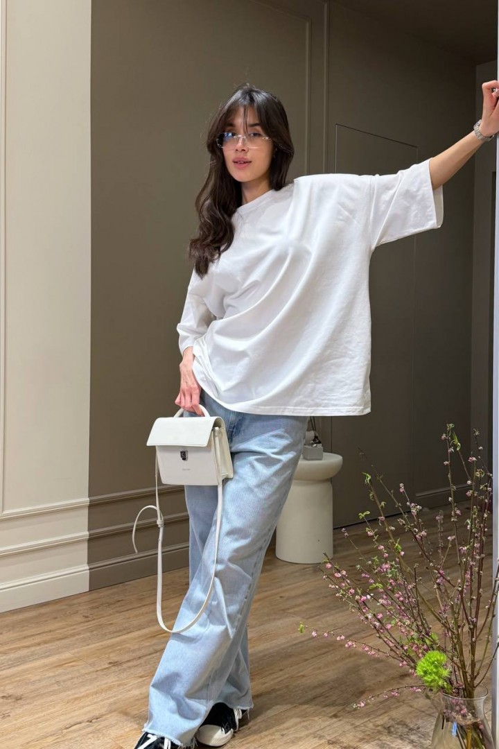 Базовая однотонная футболка MUS-155A380