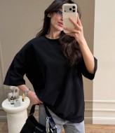 Базовая однотонная футболка MUS-155A380