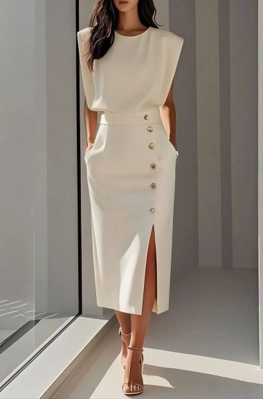 Великолепный костюм блузка и юбка POK-658A480