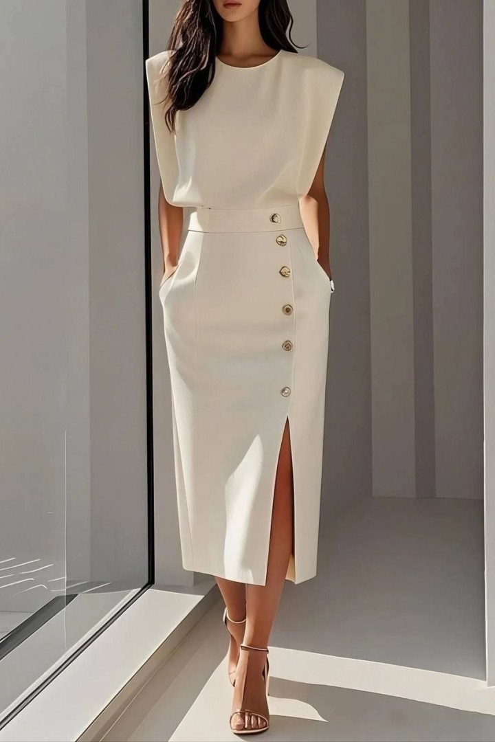 Великолепный костюм блузка и юбка POK-658A480