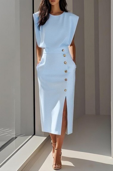 Великолепный костюм блузка и юбка POK-658A480