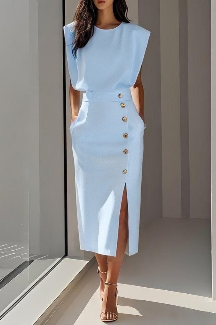 Великолепный костюм блузка и юбка POK-658A480