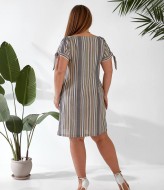 Льняна сукня з кішенями OSI-26503A410