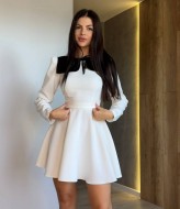 Элегантное платье со съемным воротником RAB-693A559