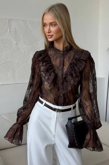 Кружевная блузка ASP-159A720