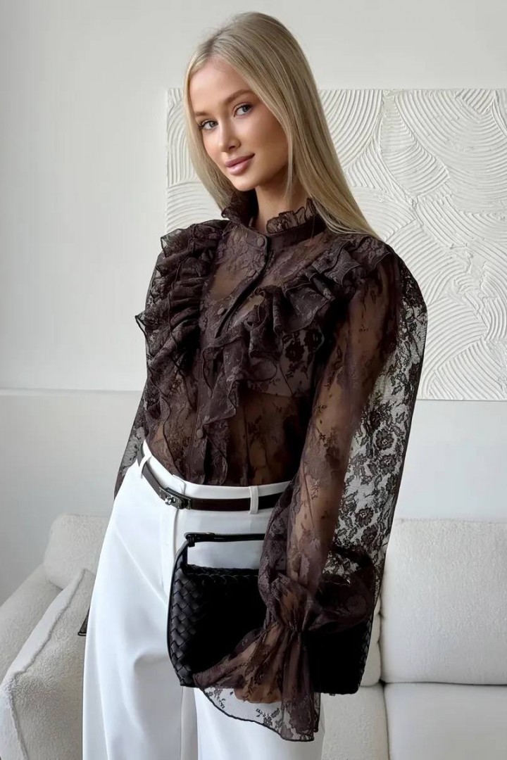 Кружевная блузка ASP-159A720