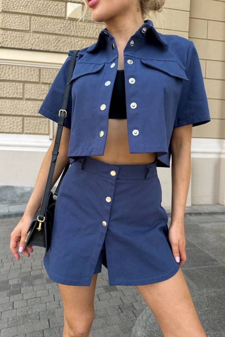 Костюм пиджак + шорты-юбка SNV-10117A720