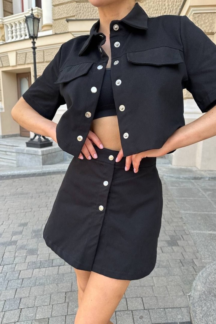 Костюм пиджак + шорты-юбка SNV-10117A720