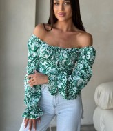 Нежный топ сзади корсетная шнуровка RAB-586A339