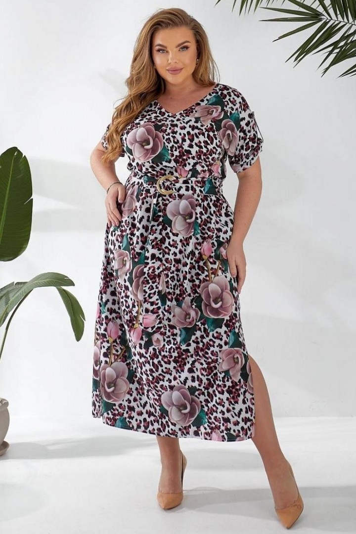 Сукня з розрізами GOL-2024A700