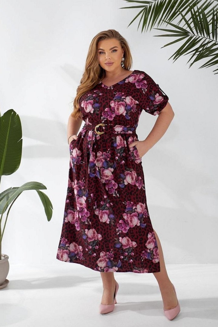 Сукня з розрізами GOL-2024A700