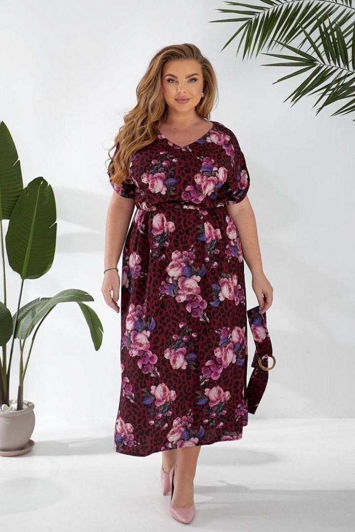 Сукня з розрізами GOL-2024A700