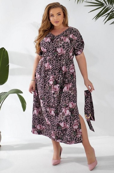 Сукня з розрізами GOL-2024A700