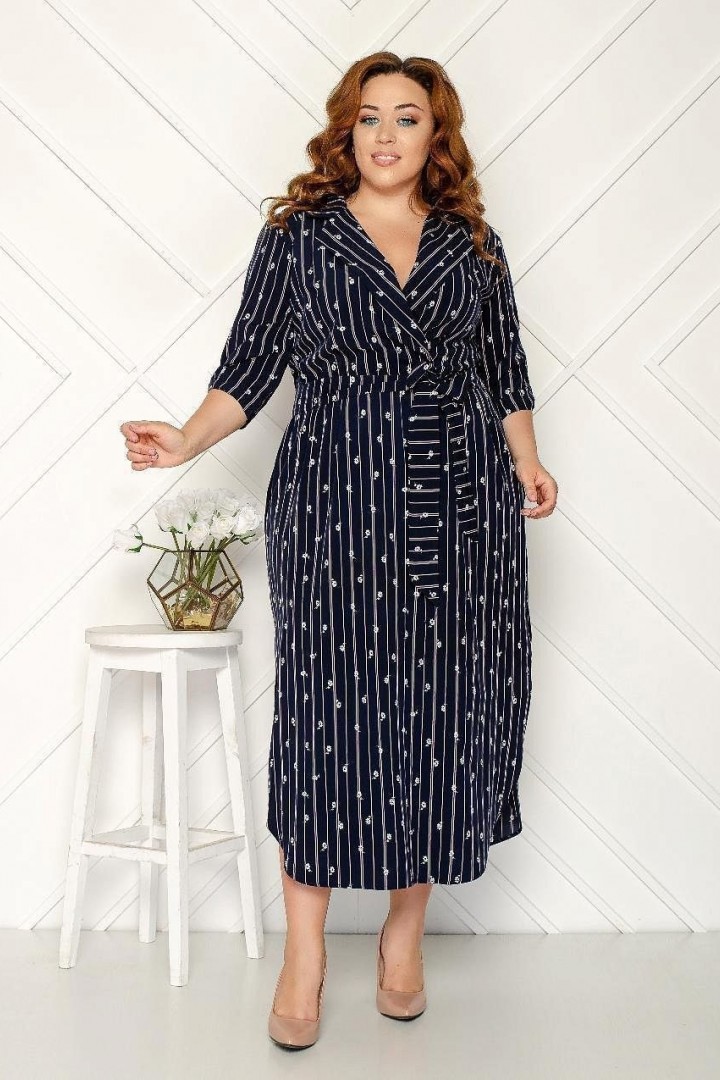 Платье на запах GOL-1506A750