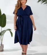 Сукня з запахом на грудях GOL-2027A700