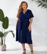 Сукня з запахом на грудях GOL-2027A700