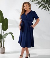 Сукня з запахом на грудях GOL-2027A700