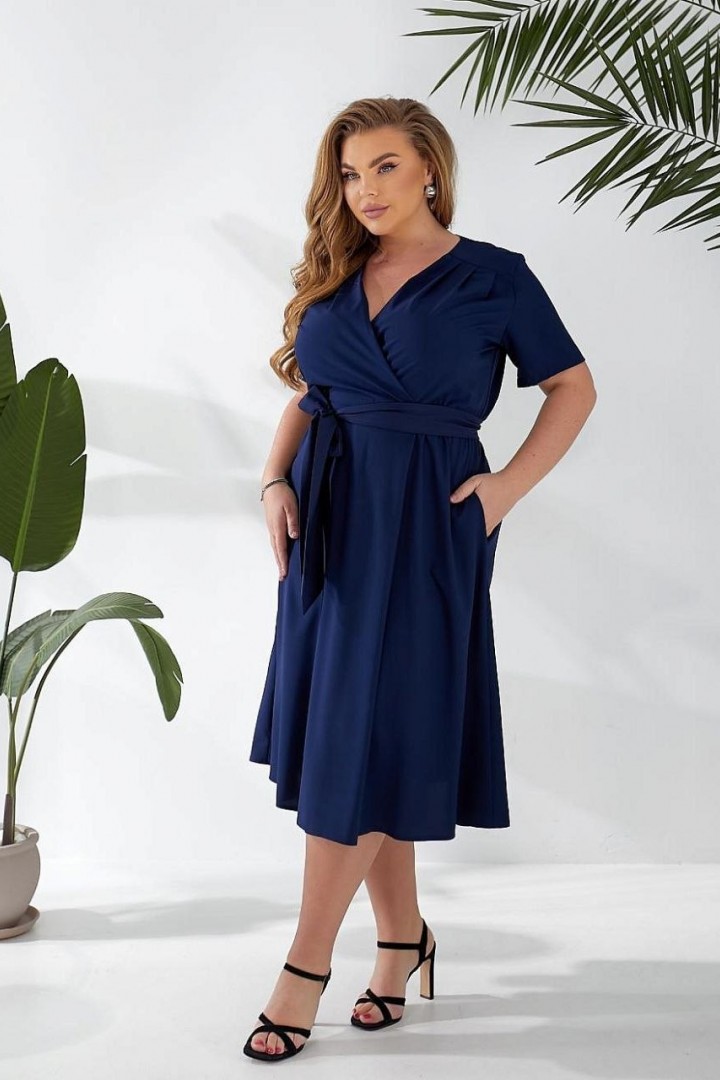 Сукня з запахом на грудях GOL-2027A700