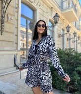 Шелковый костюм шорты VM-10476A380