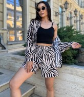 Шелковый костюм шорты VM-10476A380