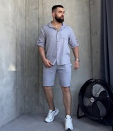 Костюм рубашка и шорты мужские VM-10482A530