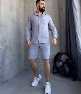 Костюм рубашка и шорты мужские VM-10482A530